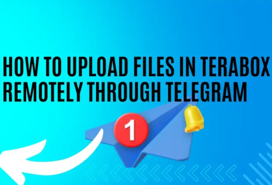 Remotely upload files in Terabox using Telegram